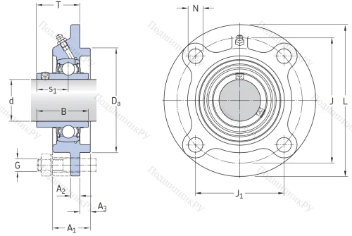 Подшипниковый корпус  FYC 510 в Тамбове