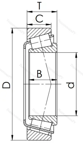 Конический роликовый подшипник 6-2007124 А (СПЗ-9) в Тамбове