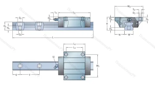 Каретка LLTHC 15 A T 1 P 5 в Тамбове