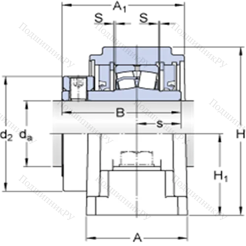 Стационарные роликоподшипниковые узлы (SKF ConCentra, для дюймовых валов)