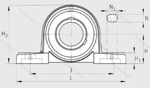 Подшипниковый узел UCP 205 J 7 в Тамбове