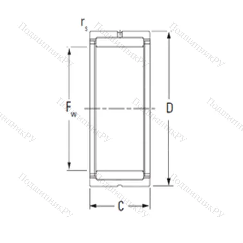 Подшипник игольчатый радиальный RNA 4830