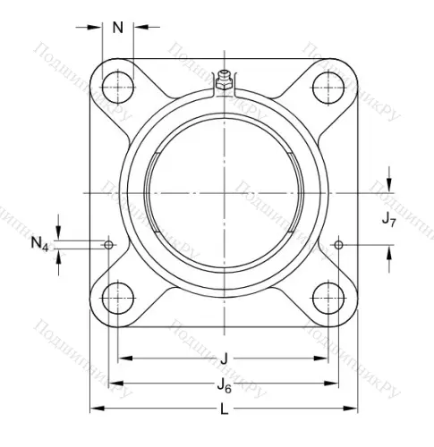 Подшипниковый корпус FY 509 M в Тамбове