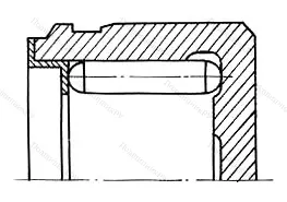 Модификация подшипника 704702КУ2 размер 16,305x30x25