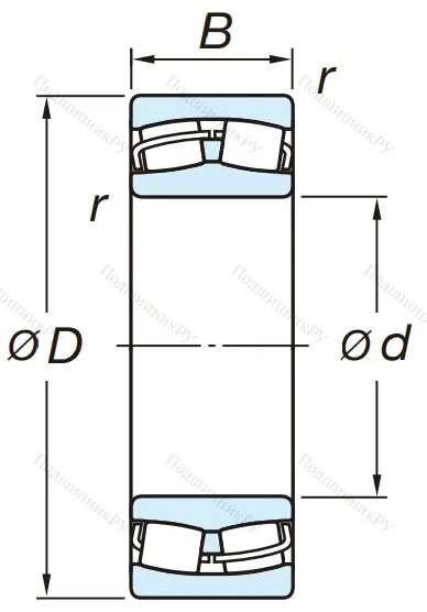 Сферический роликовый подшипник