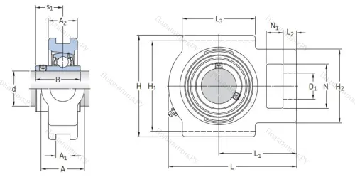 Подшипниковый узел TUJ 40 TF в Тамбове