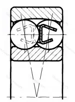 Модификация подшипника 2В0-1300 размер 10x35x11