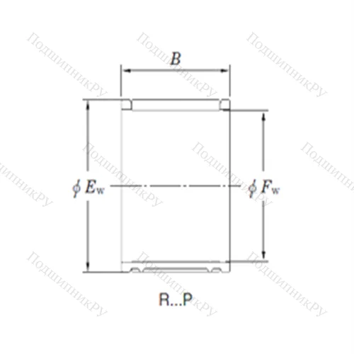 Подшипник игольчатый радиальный R 16/19,5FP