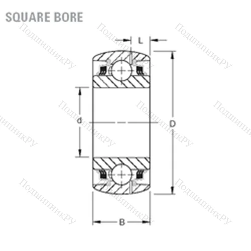 Подшипник шариковый радиальный