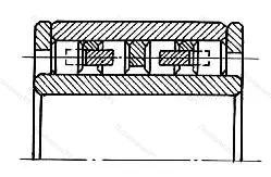 Модификация подшипника 20-6462144ГМ размер 220x340x218