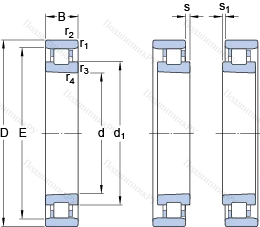 Подшипник N 1012 KTNHA/HC 5SP