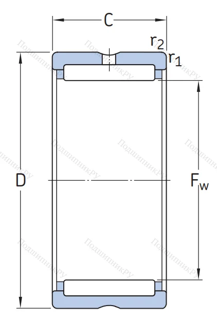Игольчатый подшипник RNA 49/32