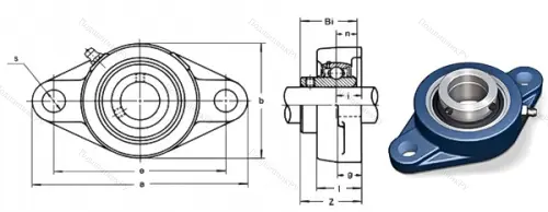 Подшипниковый узел UCFL 213 в Тамбове