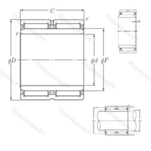 Подшипник игольчатый радиальный