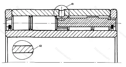 Модификация подшипника 8-6442134ХМ размер 170x260x160