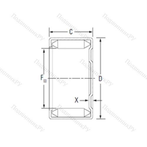 Подшипник игольчатый радиальный MH 10121