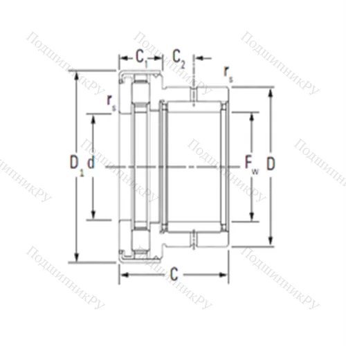 Подшипник комбинированный NAXR 40.Z