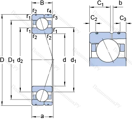 Подшипник 7034 CD/P 4AL в Тамбове