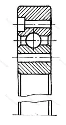Модификация подшипника 5407/460К размер 460x580x21 от производителя  ГПЗ-1