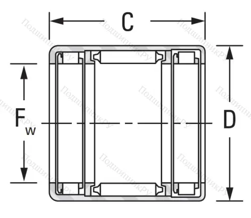 Подшипник обгонной муфты  FCB-30