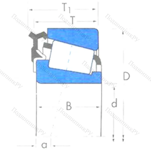 Подшипник роликовый радиально-упорный