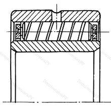 Модификация подшипника 5306 размер 30x72x30