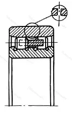 Модификация подшипника 6-3282128К размер 140x210x53 от производителя  ГПЗ-1