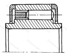 Подшипник  54808 размер 40x68x31