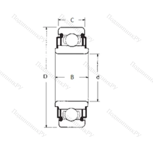 Подшипник шариковый радиальный 88011