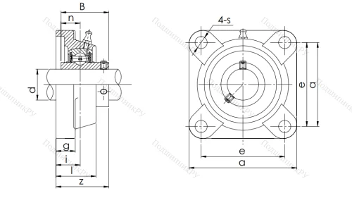 Подшипниковый узел UCF 214 в Тамбове