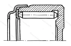 Модификация подшипника 804807К3С10 размер 33,635x50x31