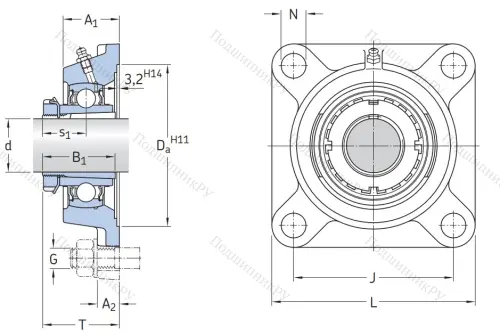 Подшипниковый узел FY 20 TF в Тамбове