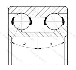 Подшипник 3204A размер 20x47x20,6