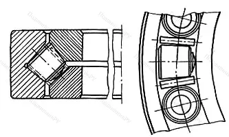 Подшипник  76692/670 размер 670x900x103