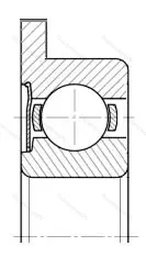 Подшипник  860034 размер 4x16x5