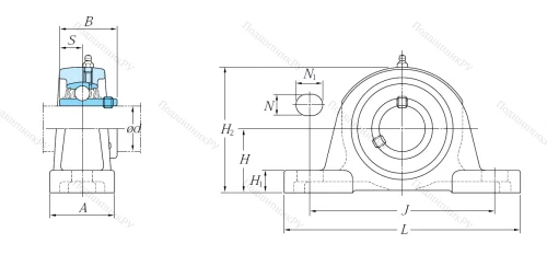 Подшипниковый узел UCP 210 J в Тамбове