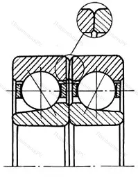 Подшипник  336103 размер 17x35x20