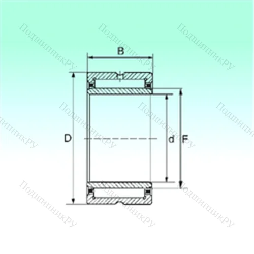 Подшипник игольчатый радиальный NA 4909 от производителя  NBS