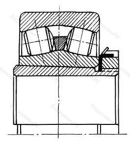 Модификация подшипника 353518Н размер 90x180x46/71