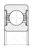 Подшипник  80315 (6315-ZZ) размер 75x160x37
