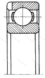 Подшипник  940705 размер 25x52x12