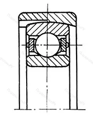 Модификация подшипника 36-670703Ю1 размер 17x47x12/14 от производителя  ГПЗ-3