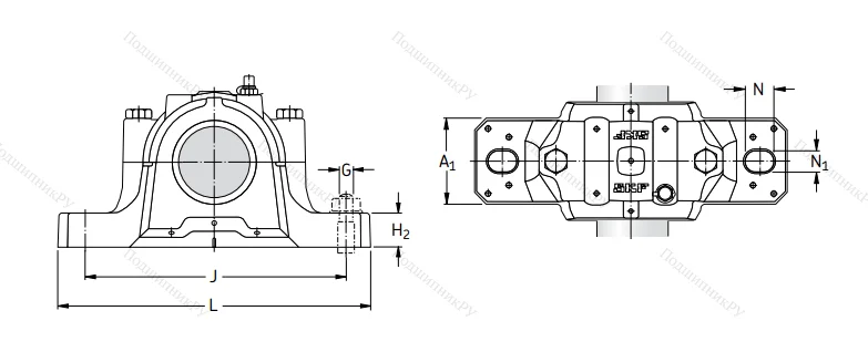 Подшипниковый корпус SNL 519-616