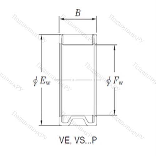 Подшипник игольчатый радиальный VE 202816AB 1