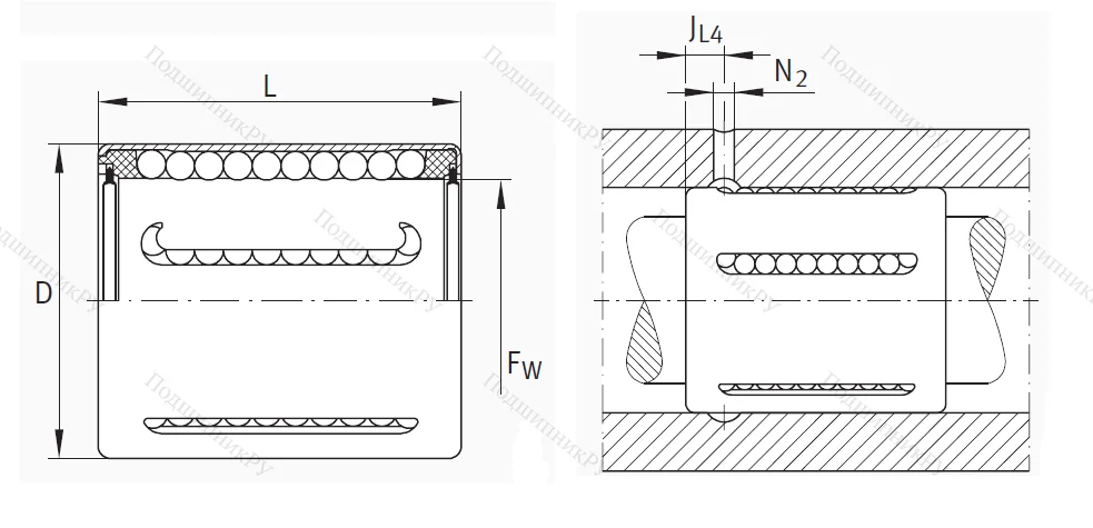 Подшипник KH 12 PP
