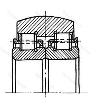 Модификация подшипника 982826К размер 130x200x47,5