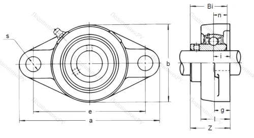 Подшипниковый узел UCFL 208 в Тамбове