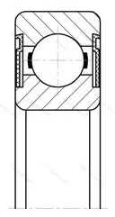 Модификация подшипника 76-180508Е4С15 размер 40x80x23