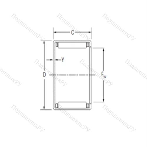 Подшипник игольчатый радиальный MJH-14161