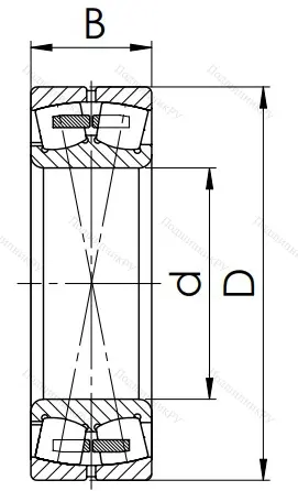Сферический роликовый подшипник 3624 АМН (22324 ACMBW 33)